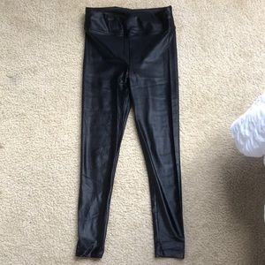 Koral Black Lustrous High Rise Legging